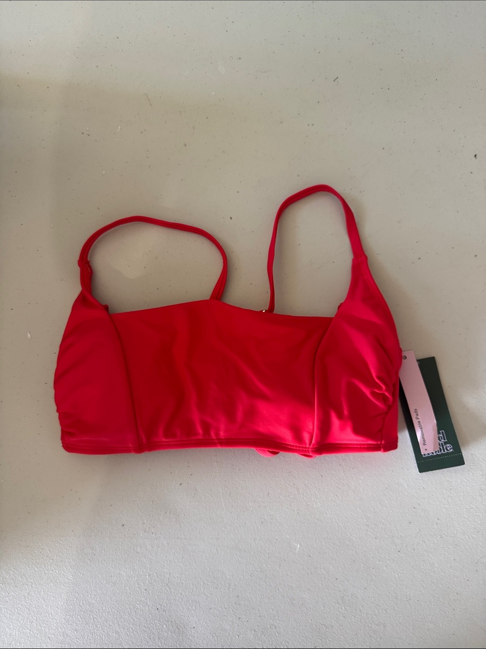 wild fable Red Bikini Top with Thin Straps